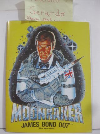 ALBUM DE CROMOS IMPRESOS MOONRAKER JAMES BOND 007