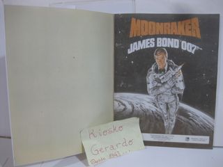 ALBUM DE CROMOS IMPRESOS MOONRAKER JAMES BOND 007