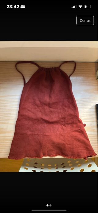 Top Zara Rojo