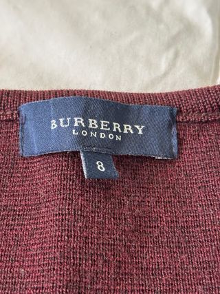 Chaleco Burberry Punto Talla L