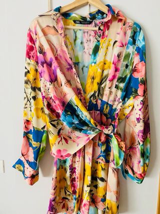 Vestido Zara Estampado Floral