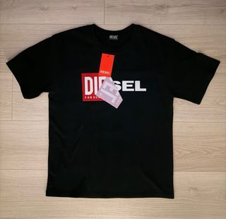 Camiseta Diesel Negra Logo