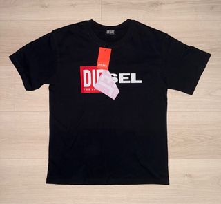 Camiseta Diesel Negra Logo