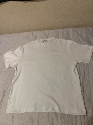 Camiseta Blanca Oversize Talla Única