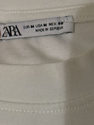Camiseta Blanca Oversize Talla Única