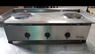 Plancha Eléctrica + 2 Quemadores