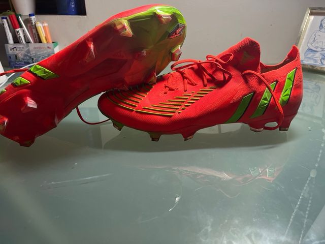 Botas de fútbol Adidas Naranja/Verde Talla 44
