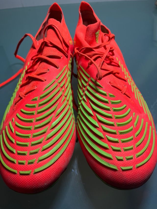 Botas de fútbol Adidas Naranja/Verde Talla 44