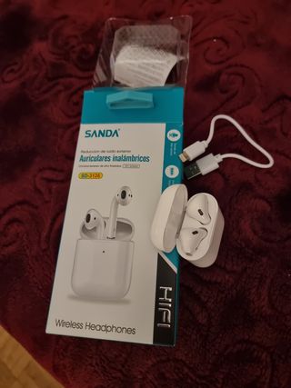 Auriculares Bluetooth SANDA SD-3126 Blancos