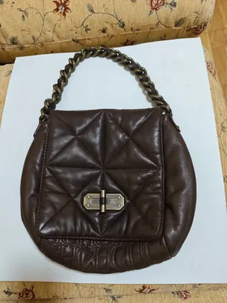 Bolso Carolina Herrera Piel Marrón
