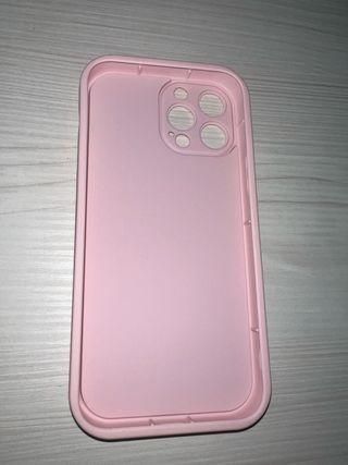 Funda iPhone 13 Pro Max Rosa con Logo ICON
