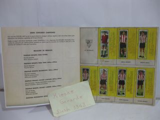 ALBUM D CROMOS IMPRESOS LIGA CHICLE MAY 68 69 TODO