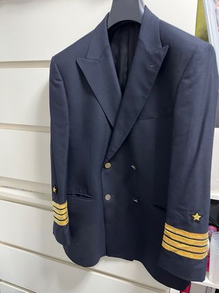 Tres Trajes de piloto Emidio Tucci azul