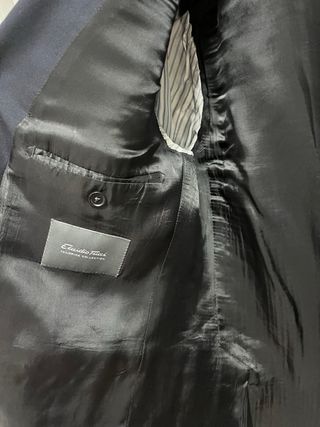 Tres Trajes de piloto Emidio Tucci azul