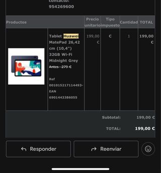 Huawei MatePad 10.4 32GB Azul oscuro