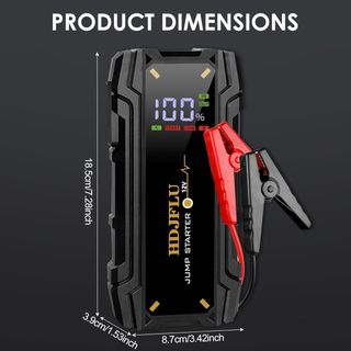 Arrancador Coche HDJFLU 3000A Jumper Starter