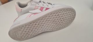 Zapatillas niña Adidas rosas y blancas