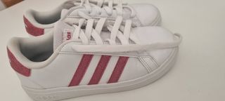 Zapatillas Adidas Mujer Blancas y Rosas