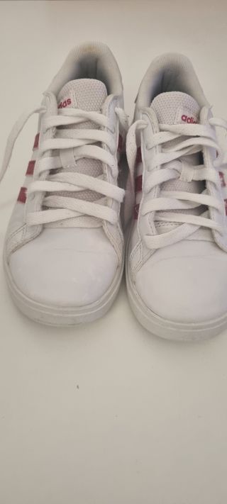 Zapatillas Adidas Mujer Blancas y Rosas