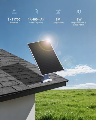 Ctronics Cámara Vigilancia 4G Solar 2K