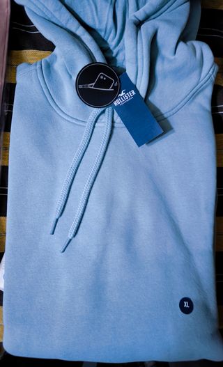 Sudadera Hollister Azul Talla XL