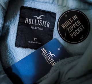 Sudadera Hollister Azul Talla XL