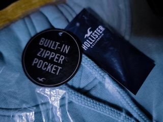 Sudadera Hollister Azul Talla XL