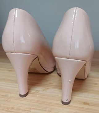 Zapatos de vestir charol rosa talla 36