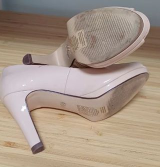 Zapatos de vestir charol rosa talla 36