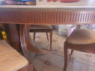 Tavolo e sedie coordinate stile impero