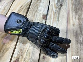 GUANTES T-XS DE MOTO GARIBALDI CARBONO 