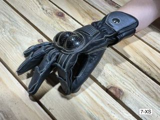 GUANTES T-XS DE MOTO GARIBALDI CARBONO 