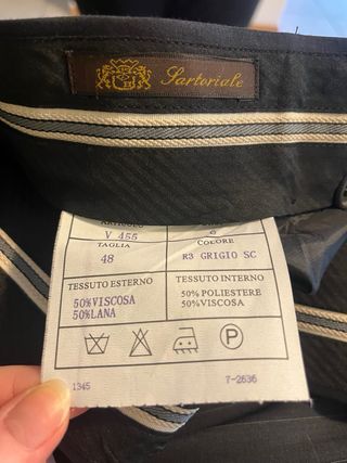 Completo uomo Linea Sartoriale anni 2000’