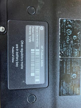 Portátil HP ProBook 6450b