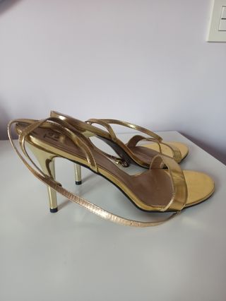 Sandalias doradas Tex Talla 40