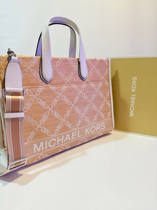 Bolso Michael Kors Rosa y Blanco
