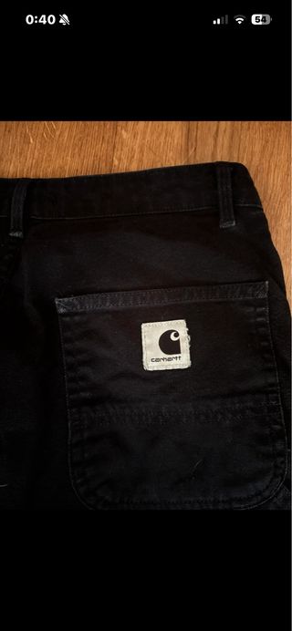 Pantalones Carhartt Negros