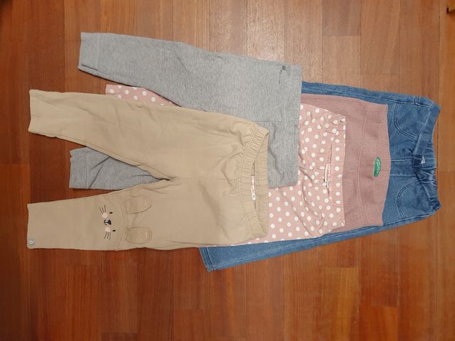 Set 5 pantaloni bambina