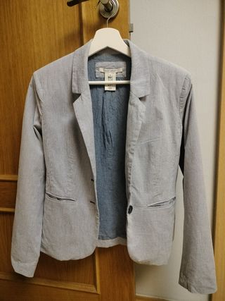 Americana rayas azul y blanco Talla M