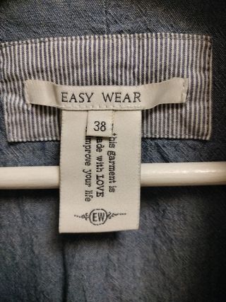 Americana rayas azul y blanco Talla M