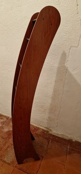 Estantería Curva Madera CDs/DVDs