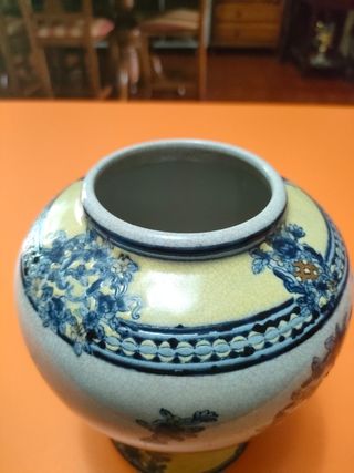 Jarrón Cerámica Japonés Años 60