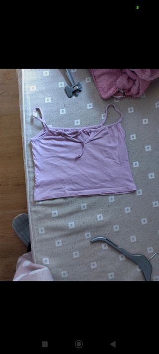 Lote 2 mini camisetas tirantes