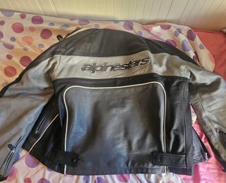 Chaqueta Moto Alpinestars Negra/Gris talla 56