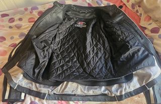 Chaqueta Moto Alpinestars Negra/Gris talla 56