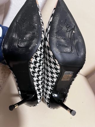 Zapatos planos pata de gallo talla 39