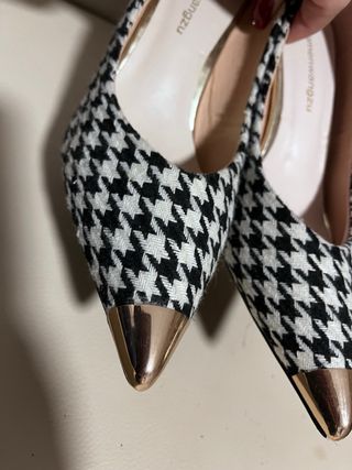 Zapatos planos pata de gallo talla 39