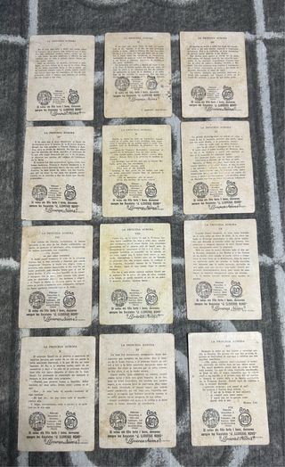 Colección completa 
Cromos Antiguos