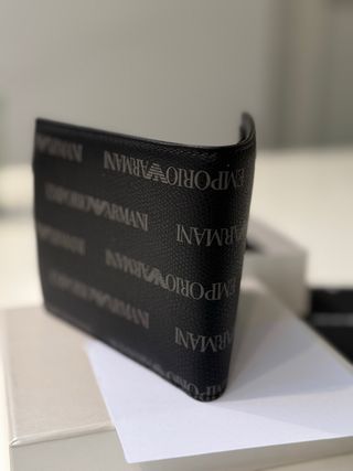 Portafoglio Emporio Armani Logo All-over