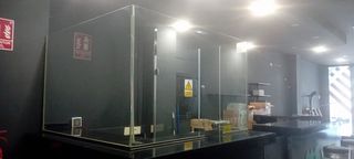 Cerramiento blindado de cristal